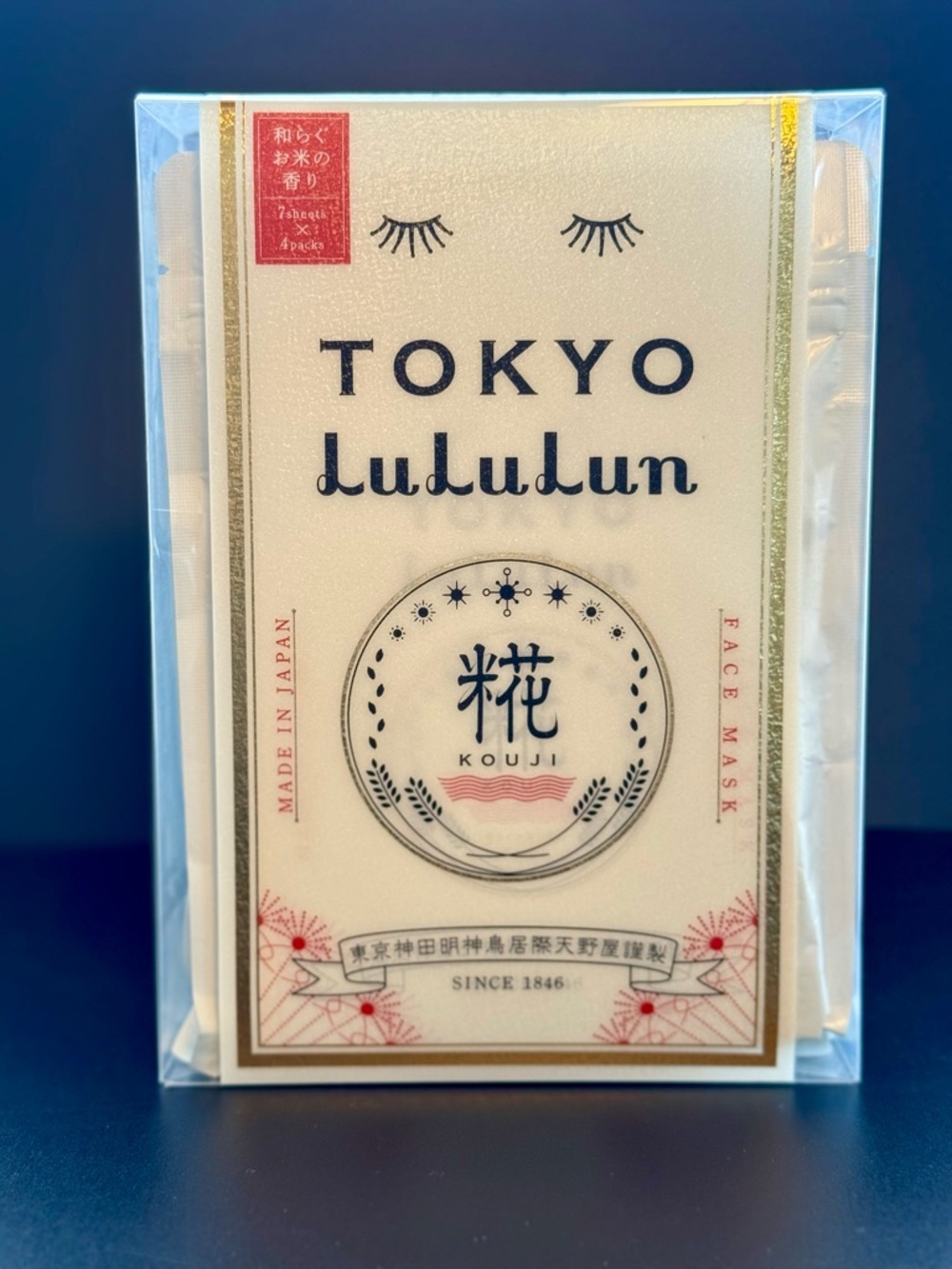 Tokyo LuLuLun Kouji Face Mask 28 Sheets * Japan Beauty * New Sealed NIB